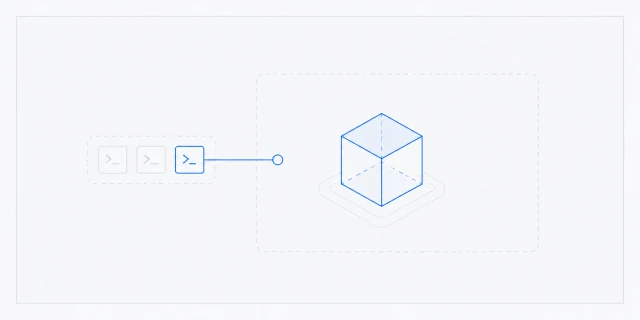 Terminal sessions connected to an isolated sandbox