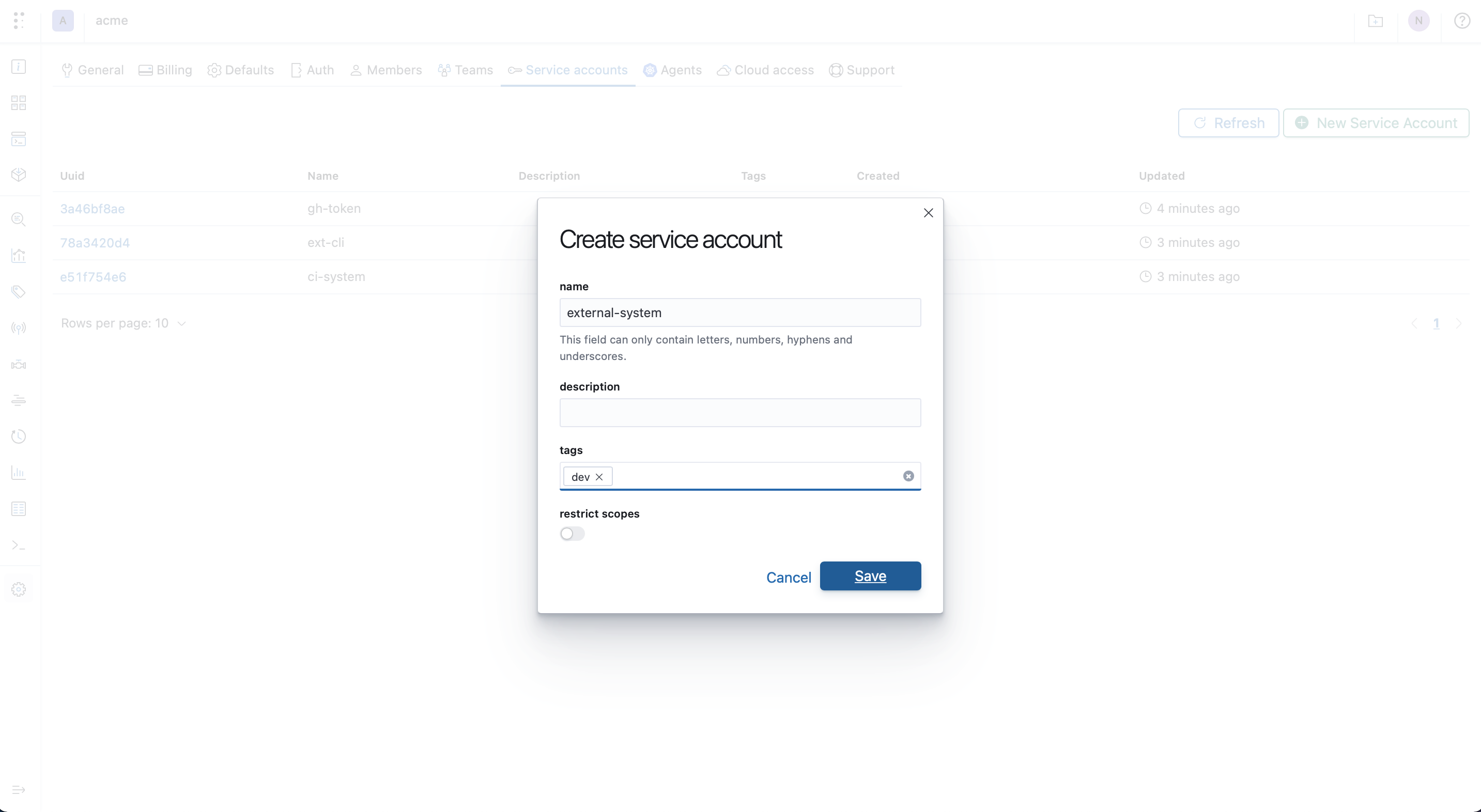 service-account