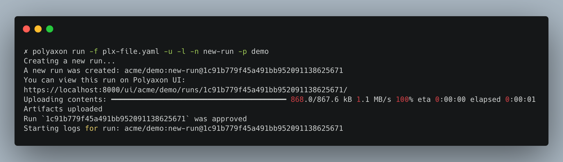 Polyaxon v1.18: Improve CLI with rich interface