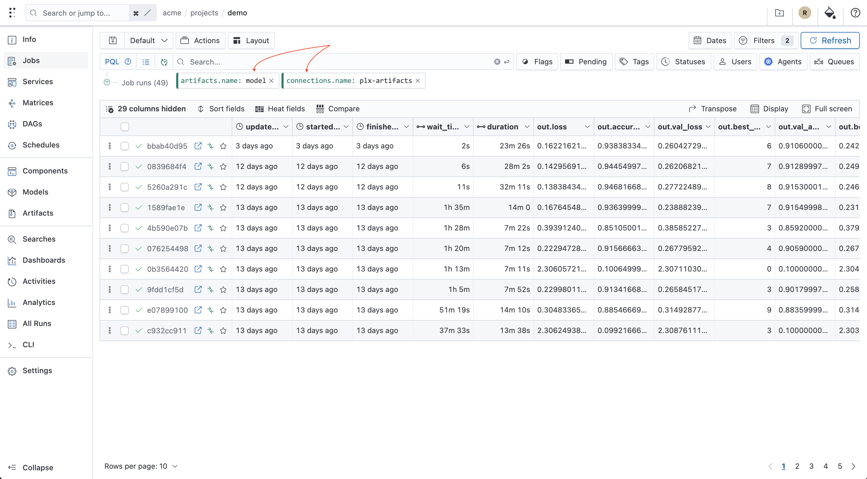 Polyaxon v1.18: Improved query language