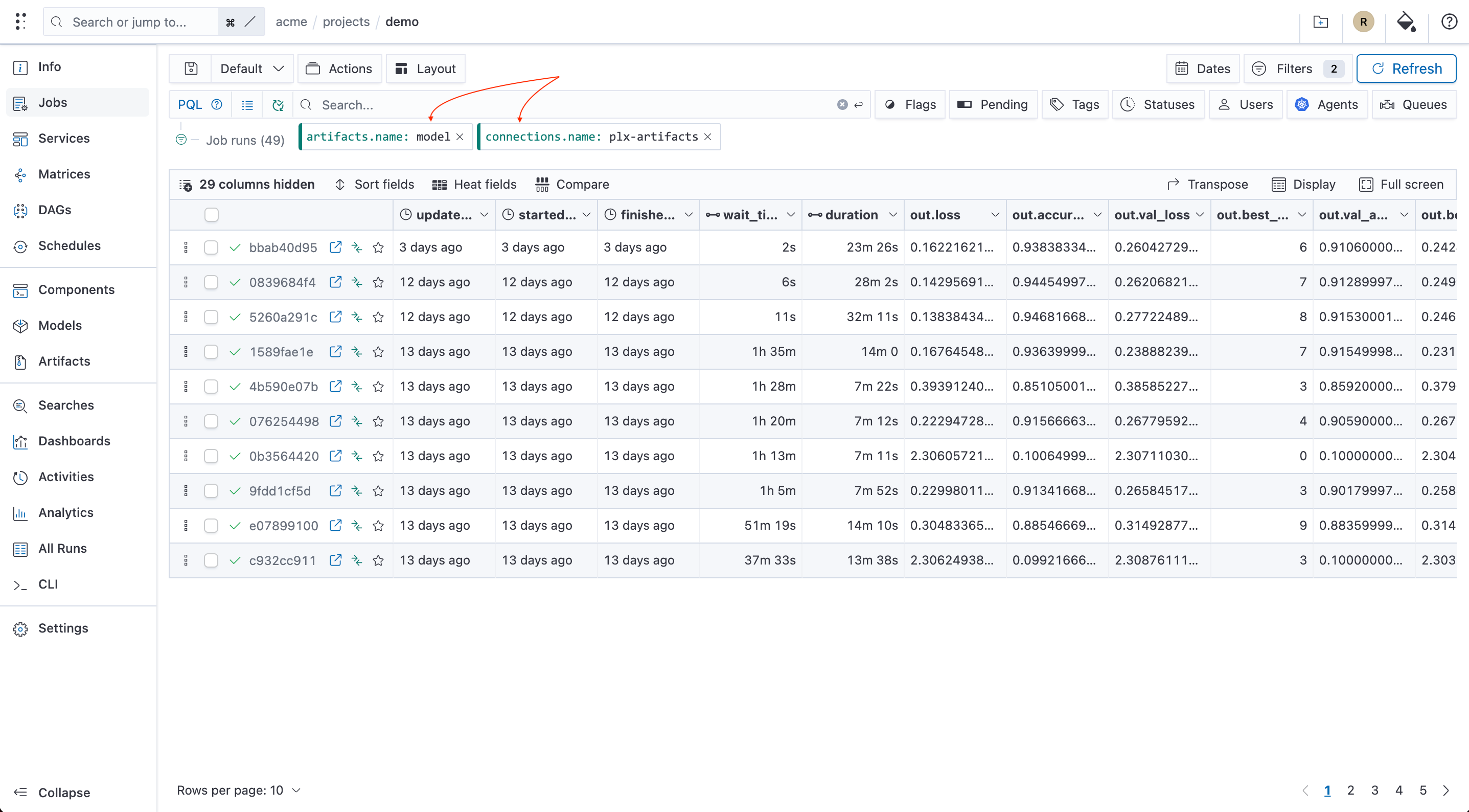 Polyaxon v1.18: Improved query language