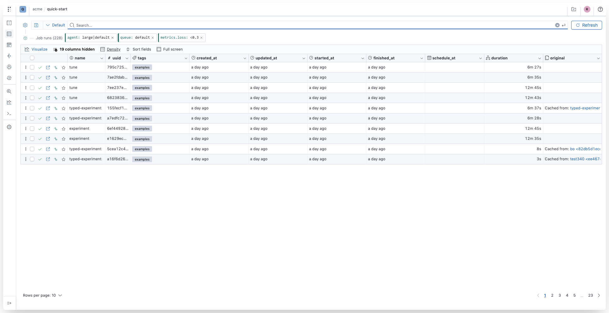 Polyaxon v1.3: Improved Run info and metadata