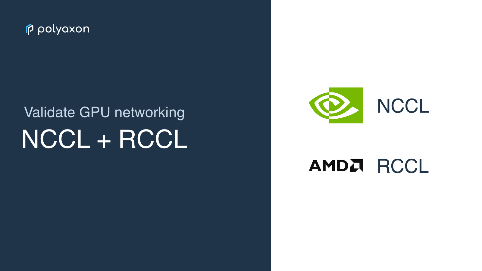 Validate GPU networking with NCCL and RCCL