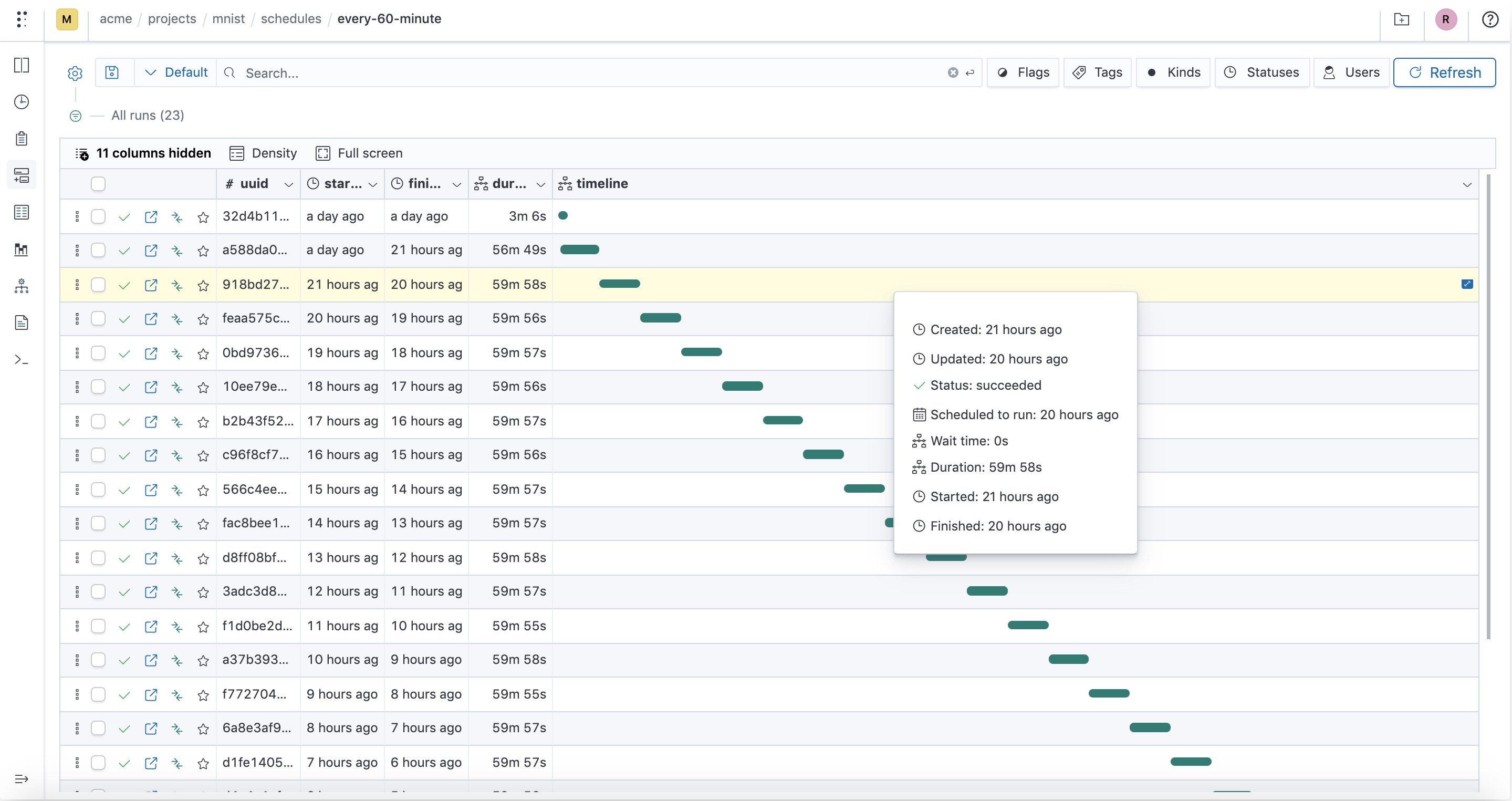 timeline-schedule