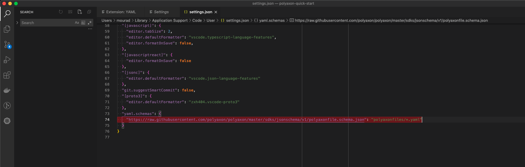 vscode-yaml-configure