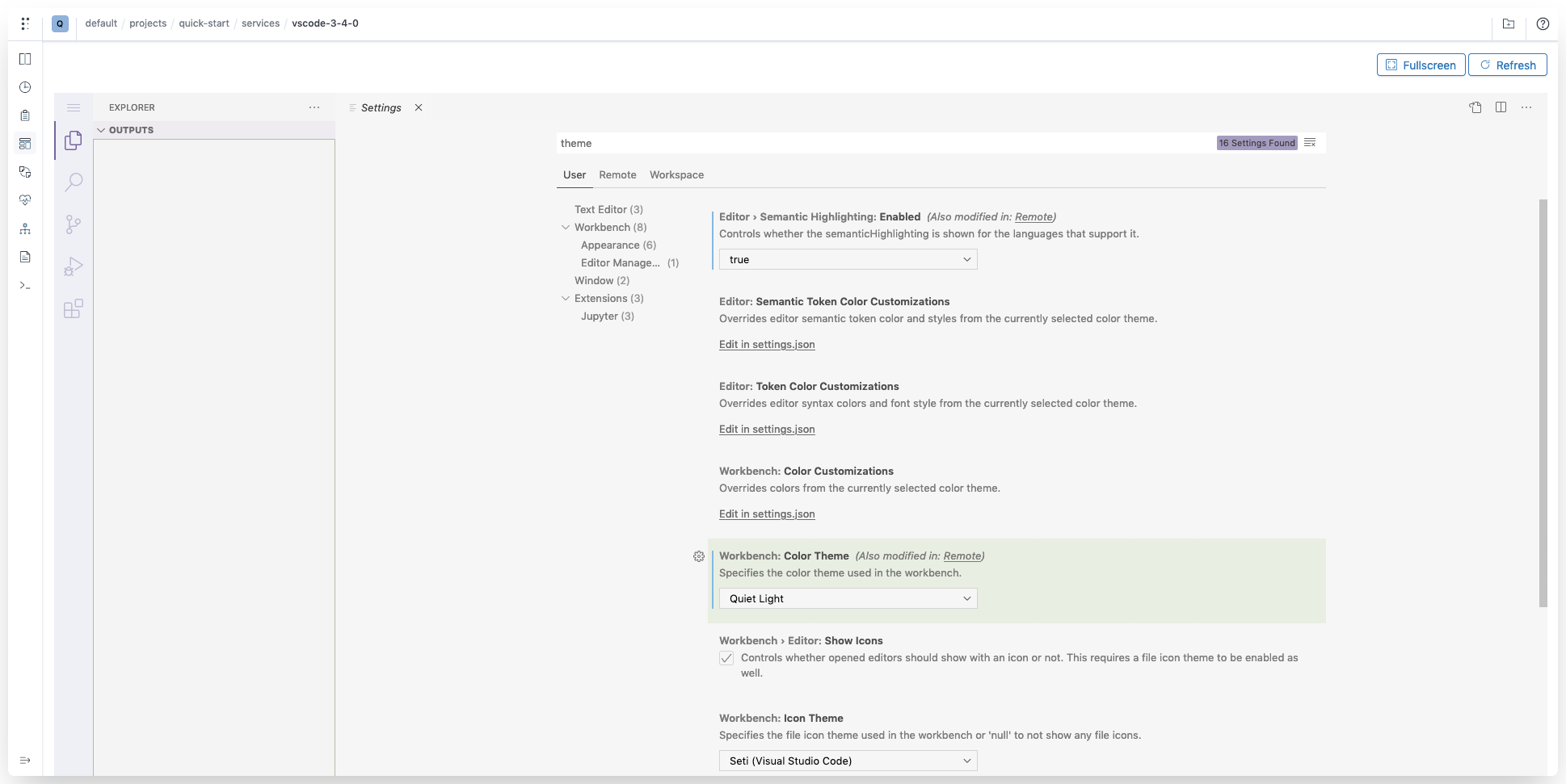 vscode-service-light