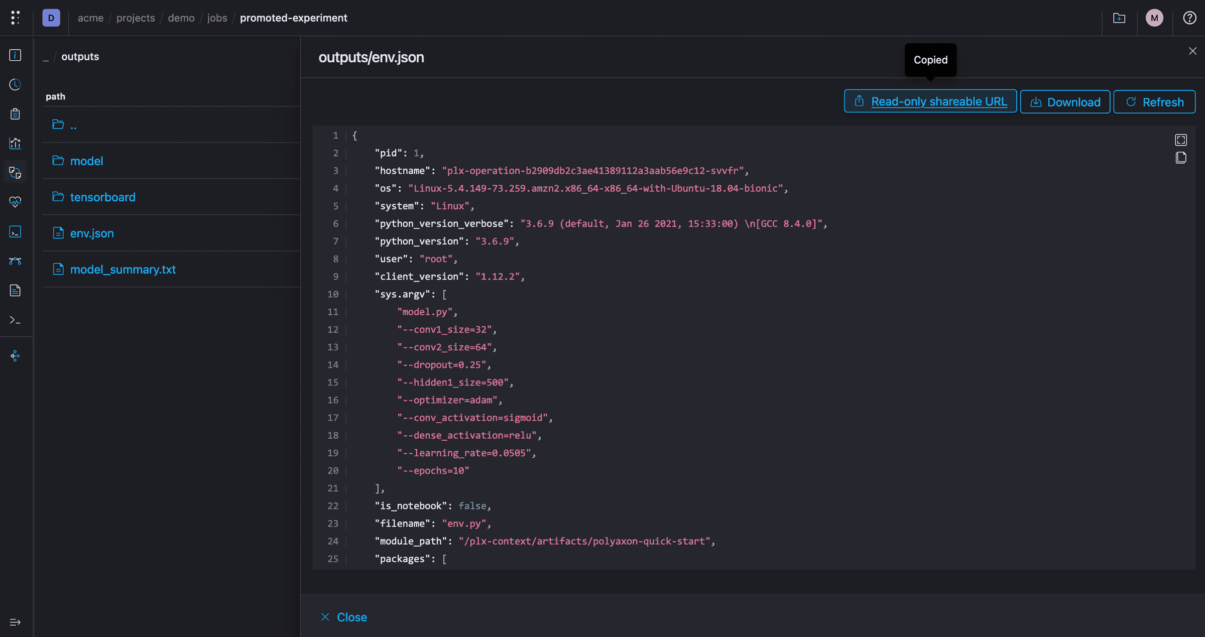 Polyaxon V1.12: Runs Comparison, Diff Mode, Filtering For/out Values In ...