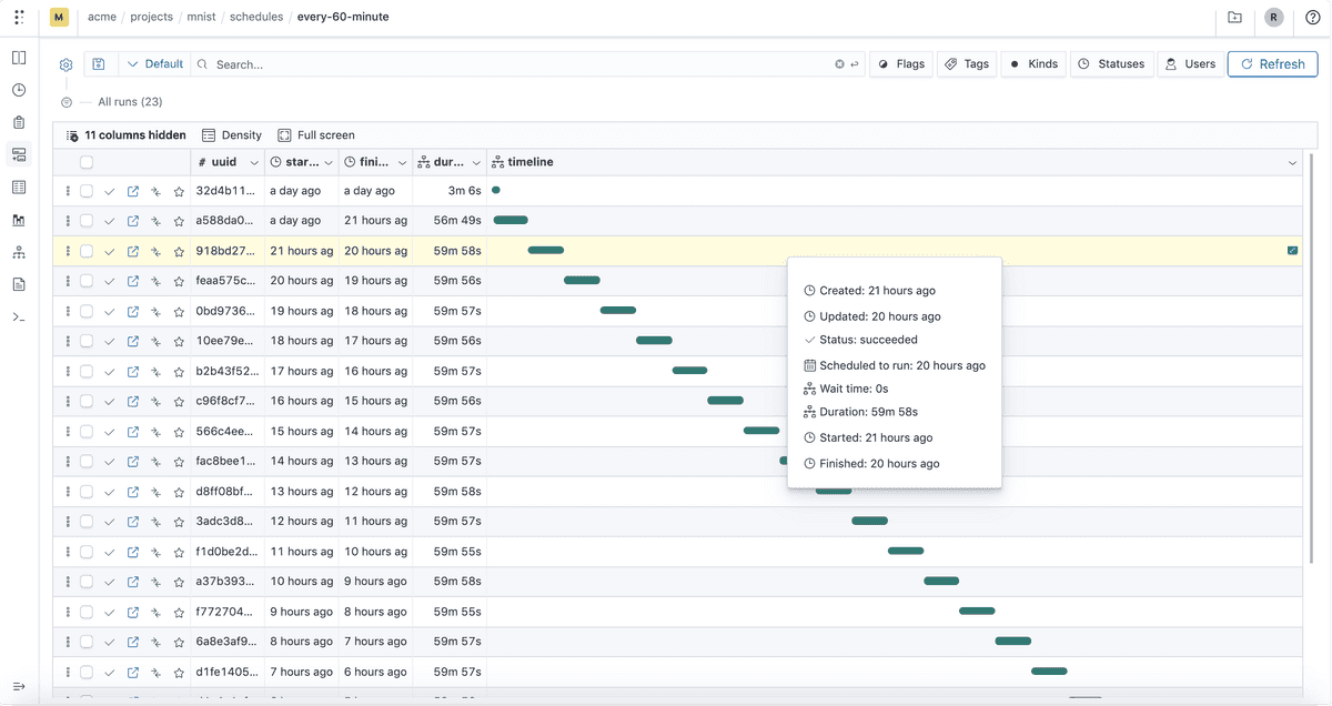 timeline-schedule