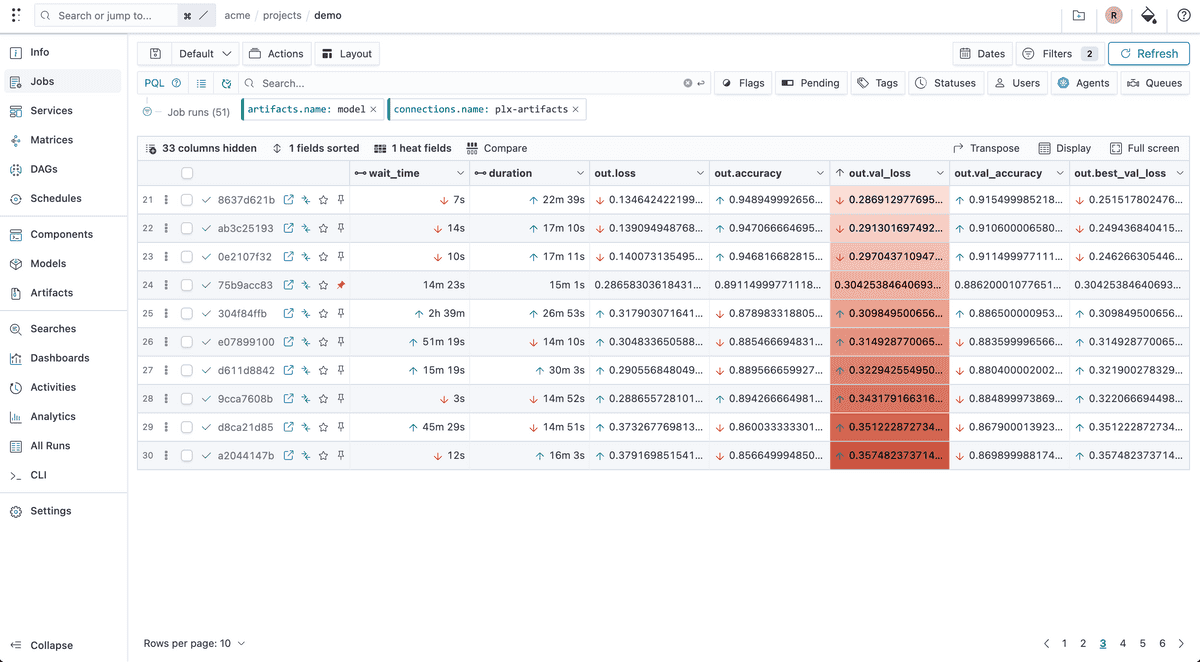 comparing-runs