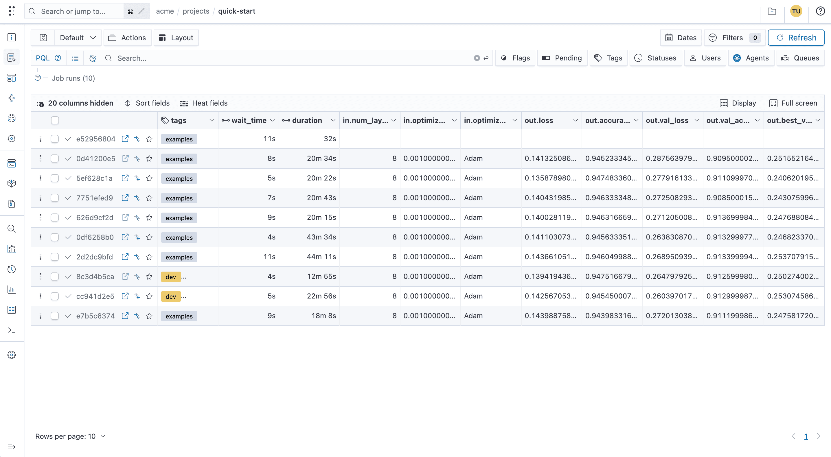 Introduction To Querying Metadata And Artifacts Using Polyaxon The UI ...