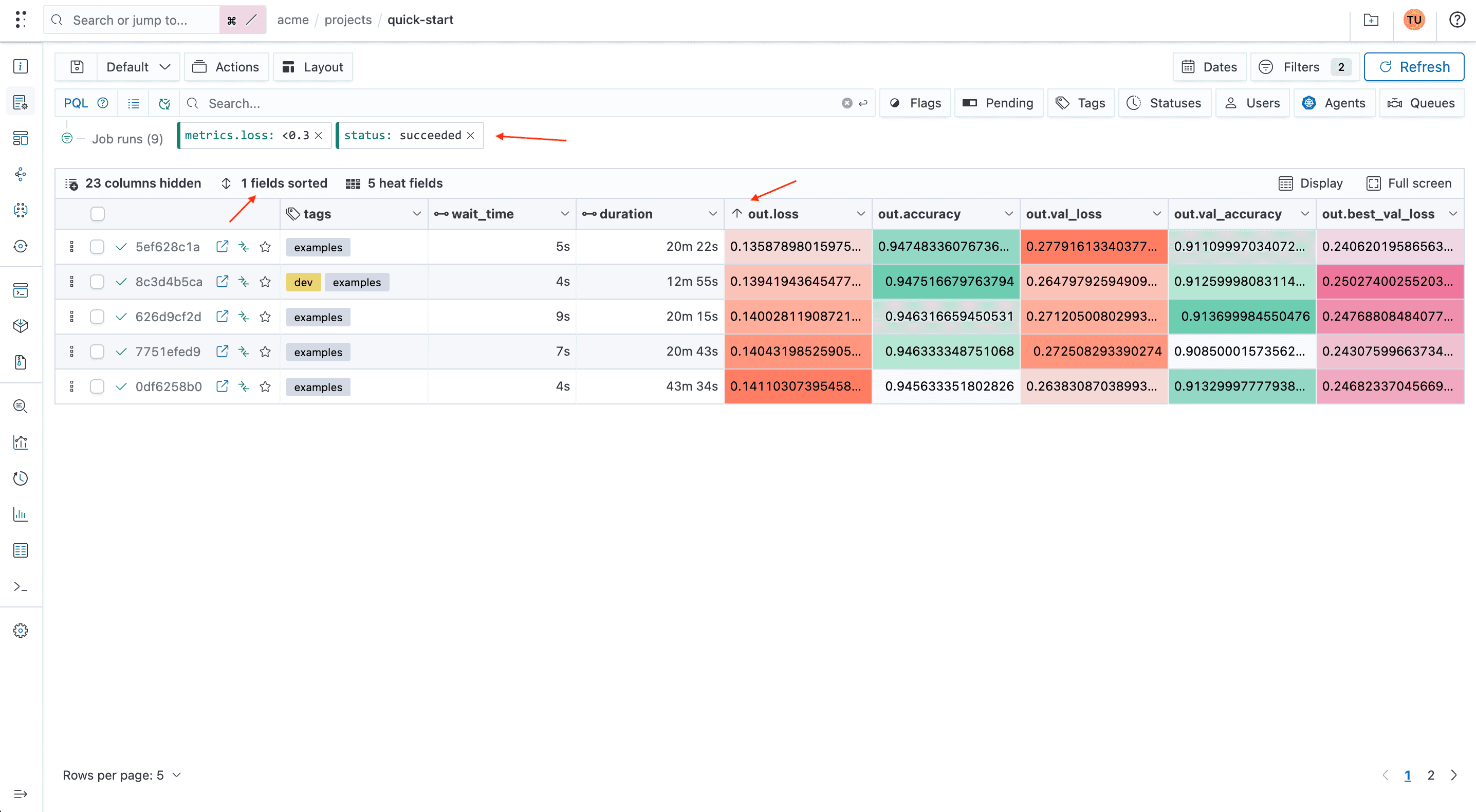 Introduction To Querying Metadata And Artifacts Using Polyaxon The UI ...