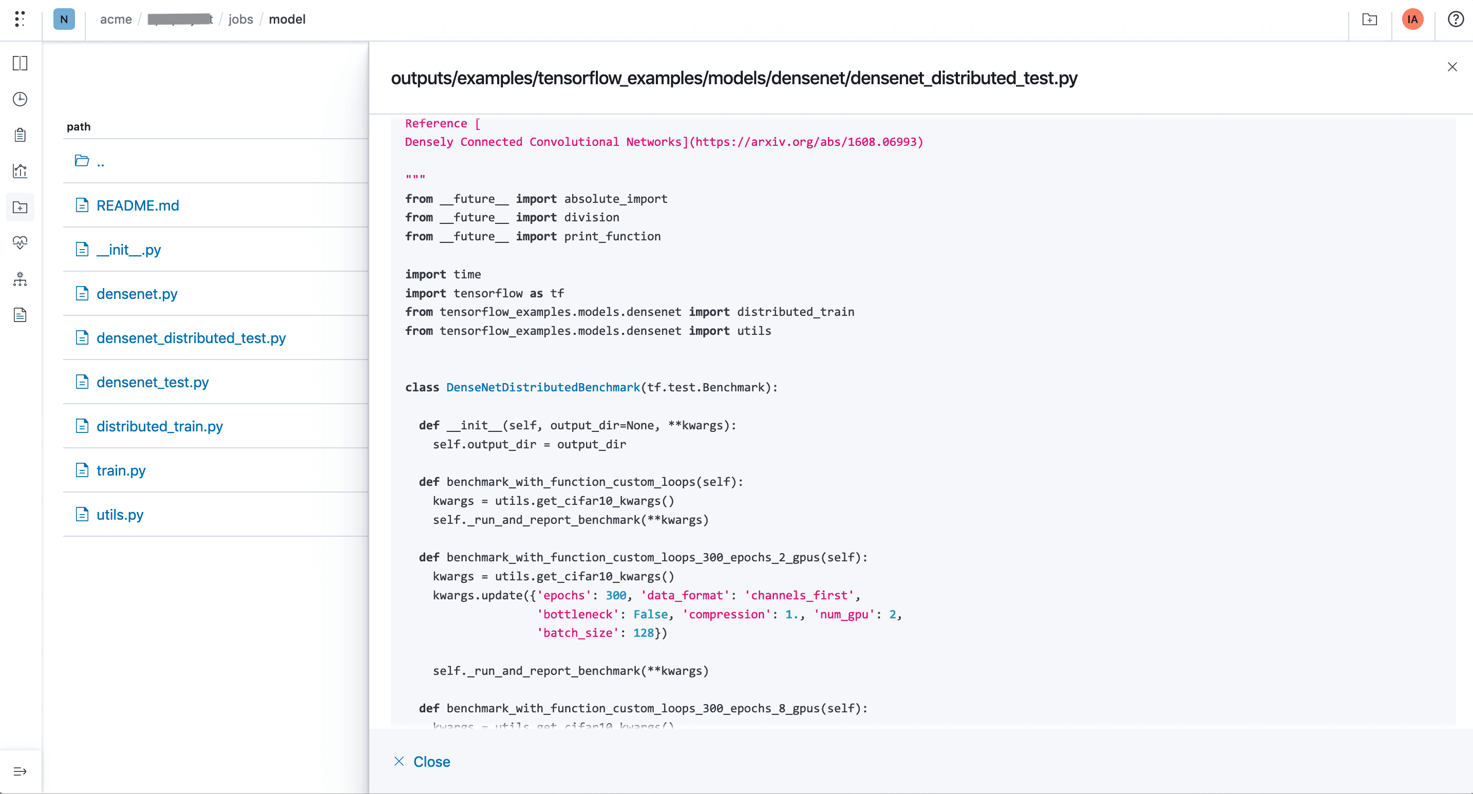 Polyaxon Management Tools And UI - Runs Dashboard - Run Dashboards